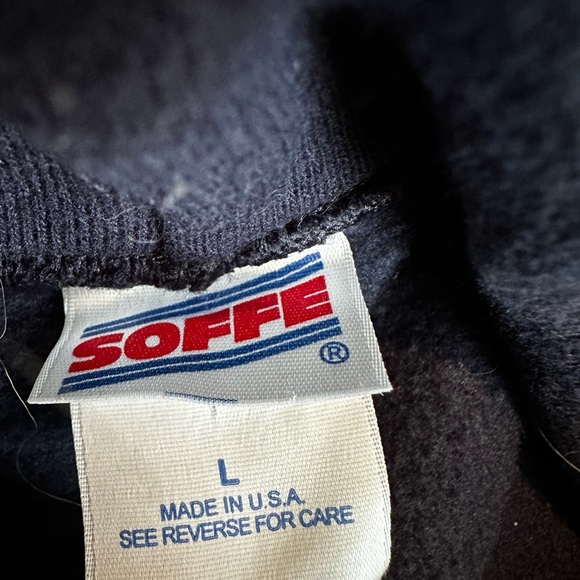 Vintage 90’s Reflective size: large. US Navy Hoodie Logo Sweatshirt. - Picture 6 of 12